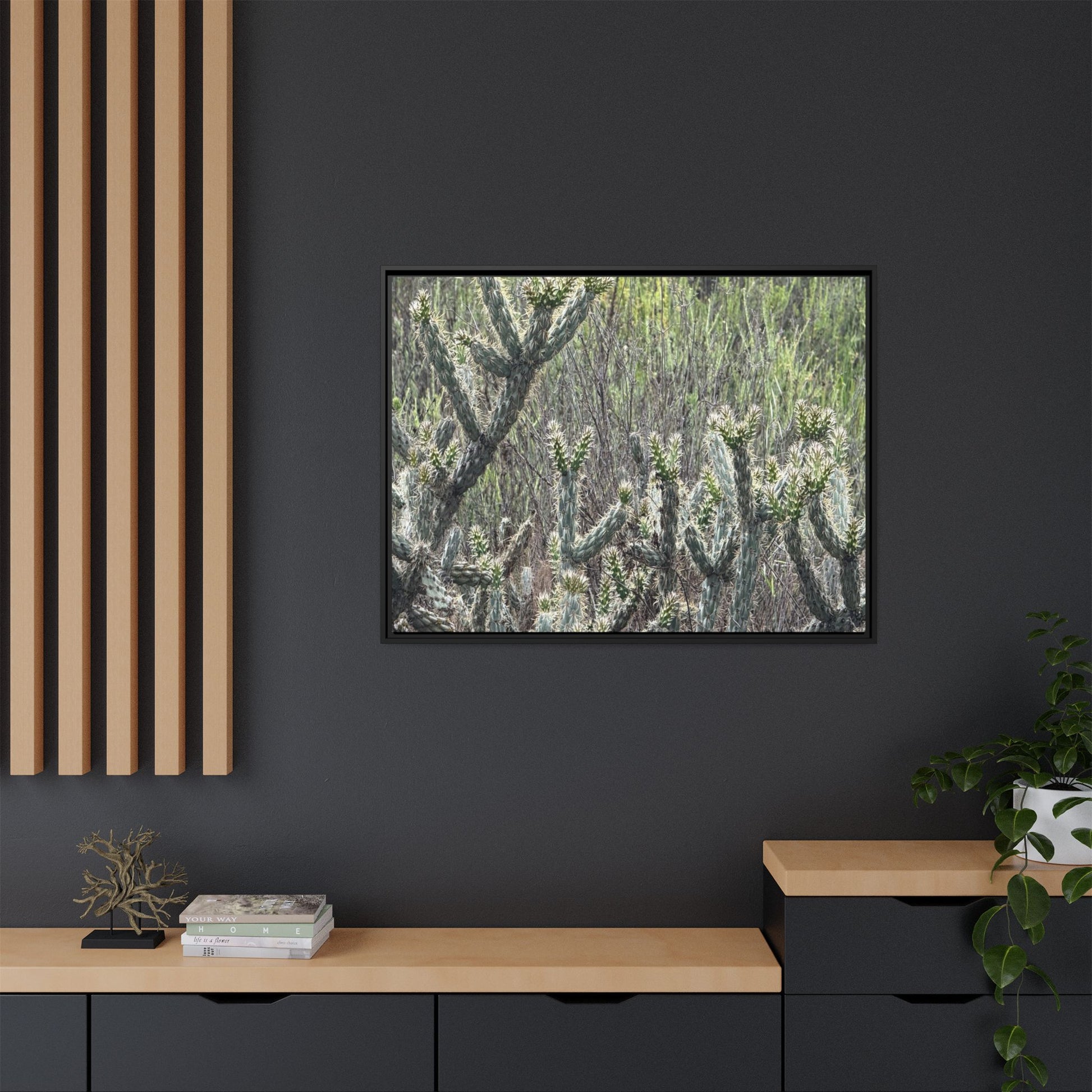 Prickly Paradise - Unique Stretched Canvas Wall Art - Art By Earth