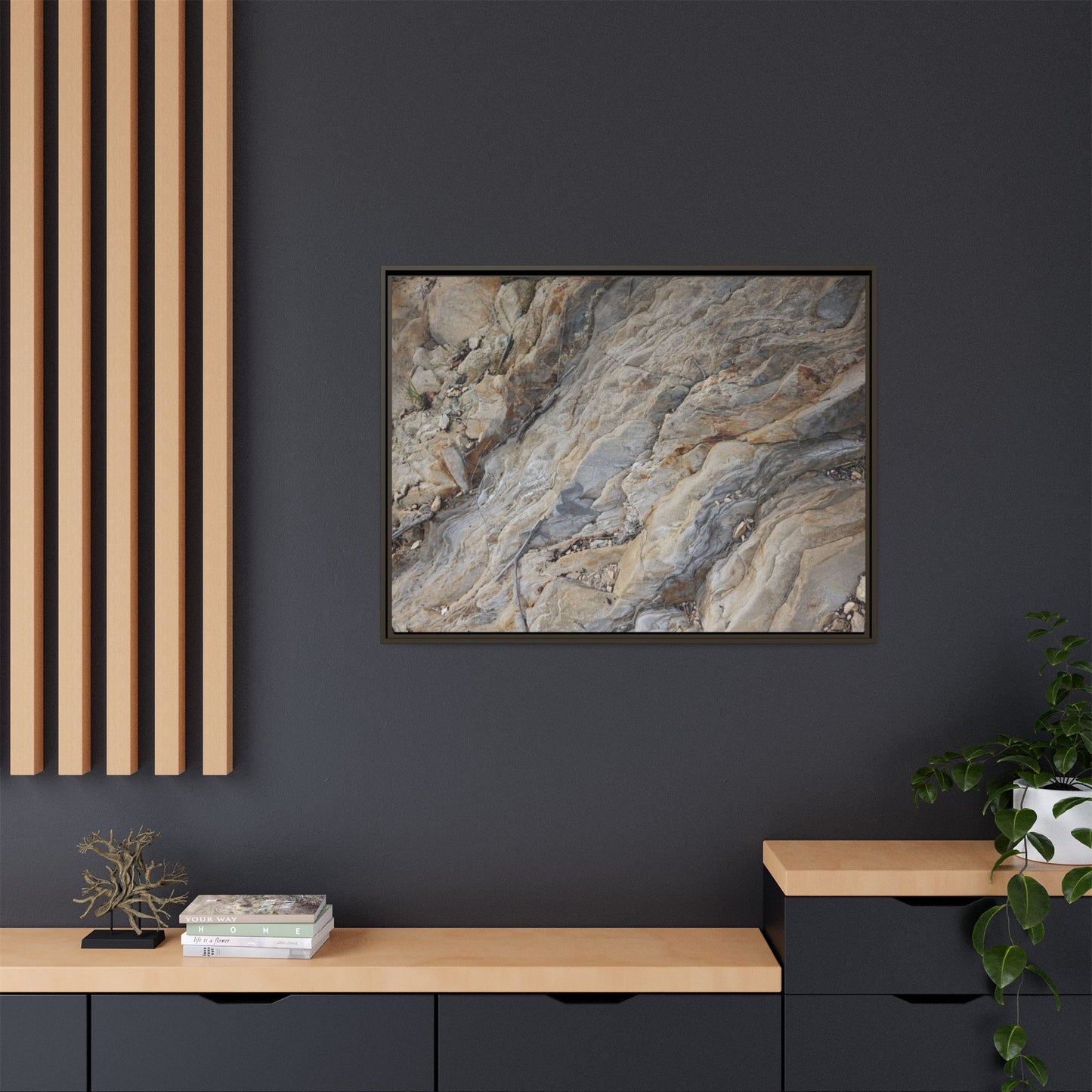 Layers of Earth's History - Unique Stretched Canvas Wall Art - Art By Earth