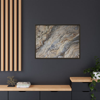 Layers of Earth's History - Unique Stretched Canvas Wall Art - Art By Earth