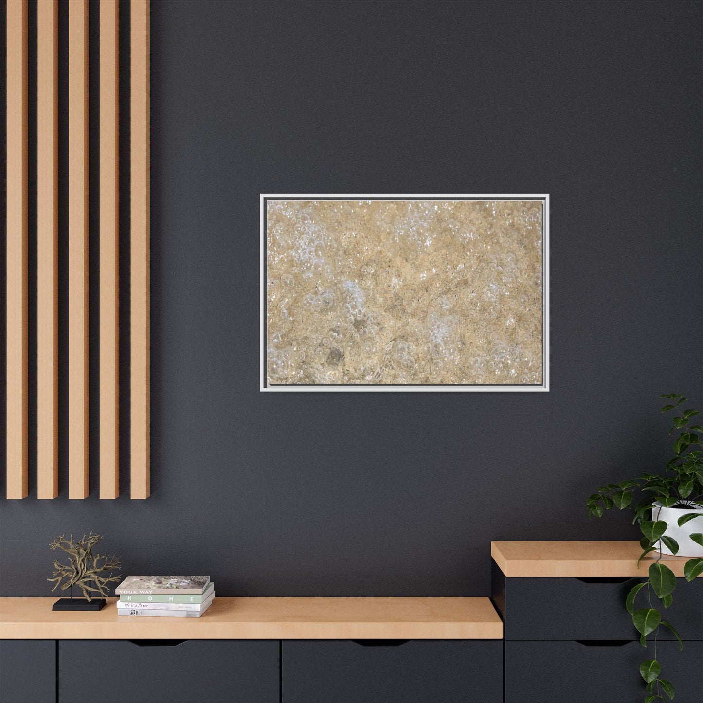 Bubbling Sand - Unique Stretched Canvas Wall Art - Art By Earth