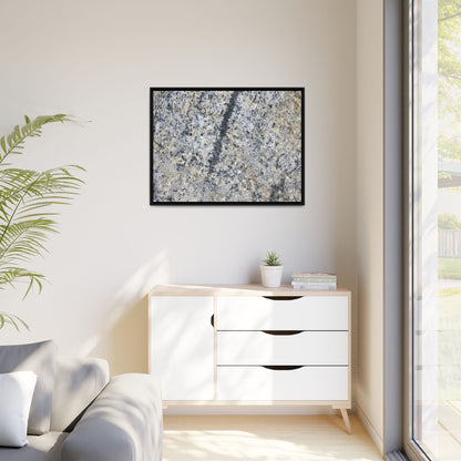 Granite Bubbles - Unique Stretched Canvas Wall Art - Art By Earth