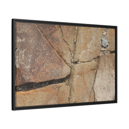 Rusty Crevices - Unique Stretched Canvas Wall Art - Art By Earth