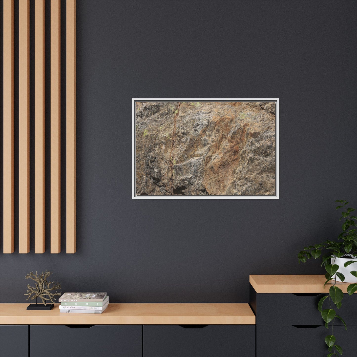 Weathered Rock Formation - Unique Stretched Canvas Wall Art - Art By Earth