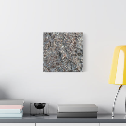 Rust and Granite - Unique Frameless Canvas Wall Art