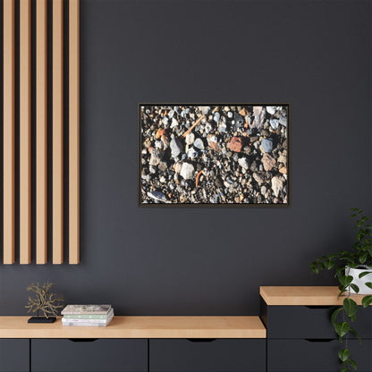 Stones and Soil - Unique Stretched Canvas Wall Art