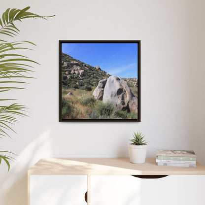 Ancient Stone Guardian - Unique Stretched Canvas Wall Art - Art By Earth
