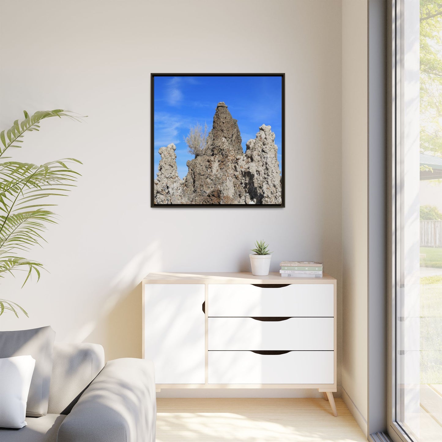 Silent Sentinels - Unique Stretched Canvas Wall Art