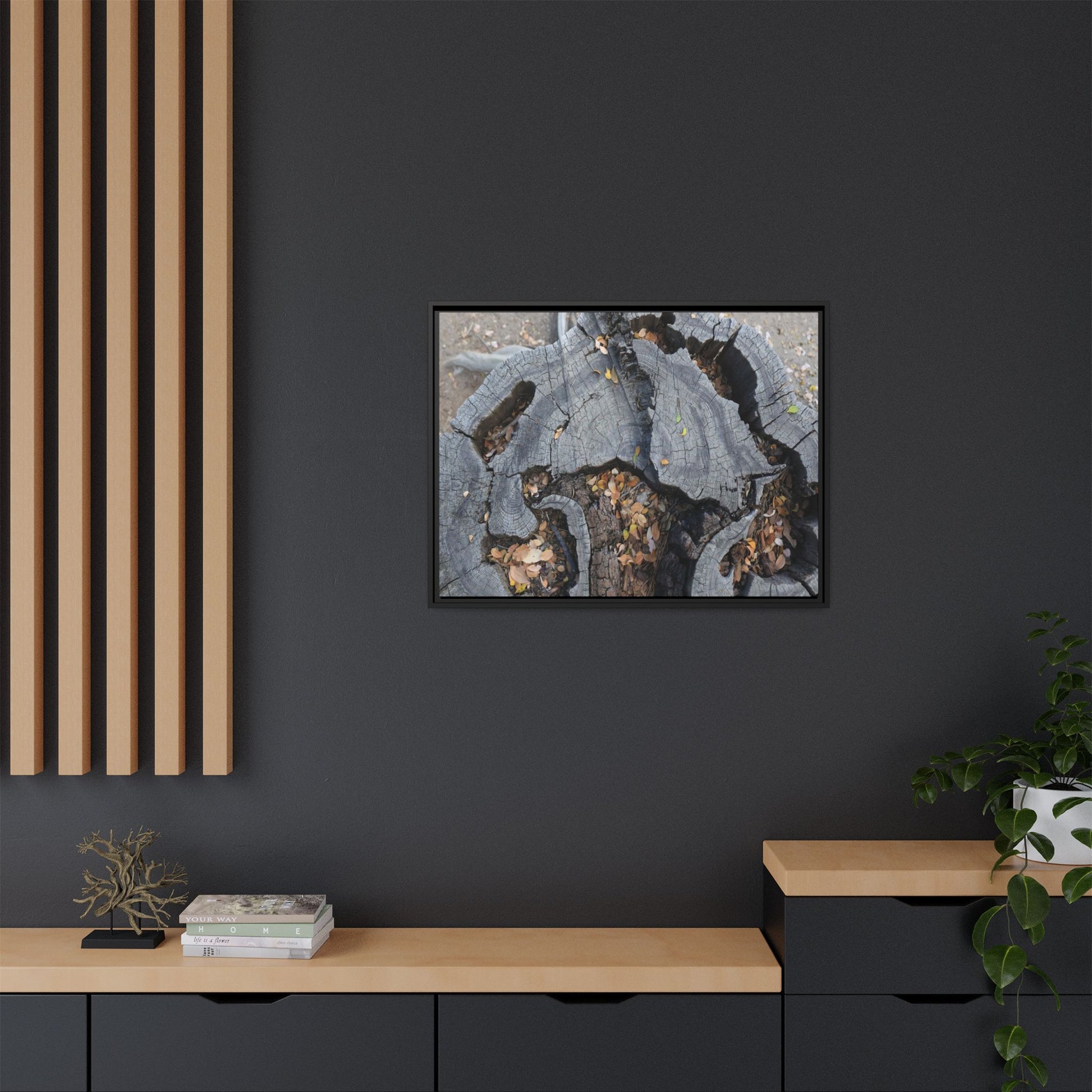 Time's Fractal Memory - Unique Stretched Canvas Wall Art - Art By Earth