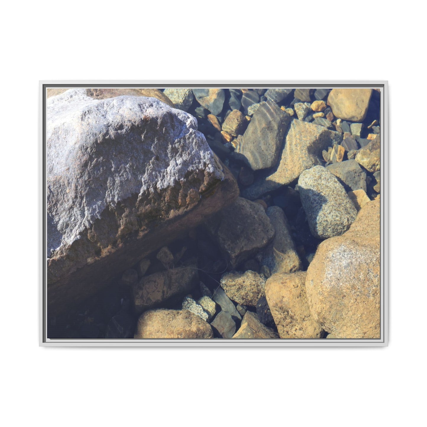 Stone Sanctuary - Unique Stretched Canvas Wall Art