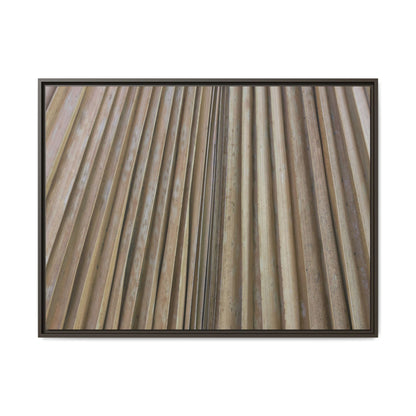 Wooden Whispers - Unique Stretched Canvas Wall Art - Art By Earth