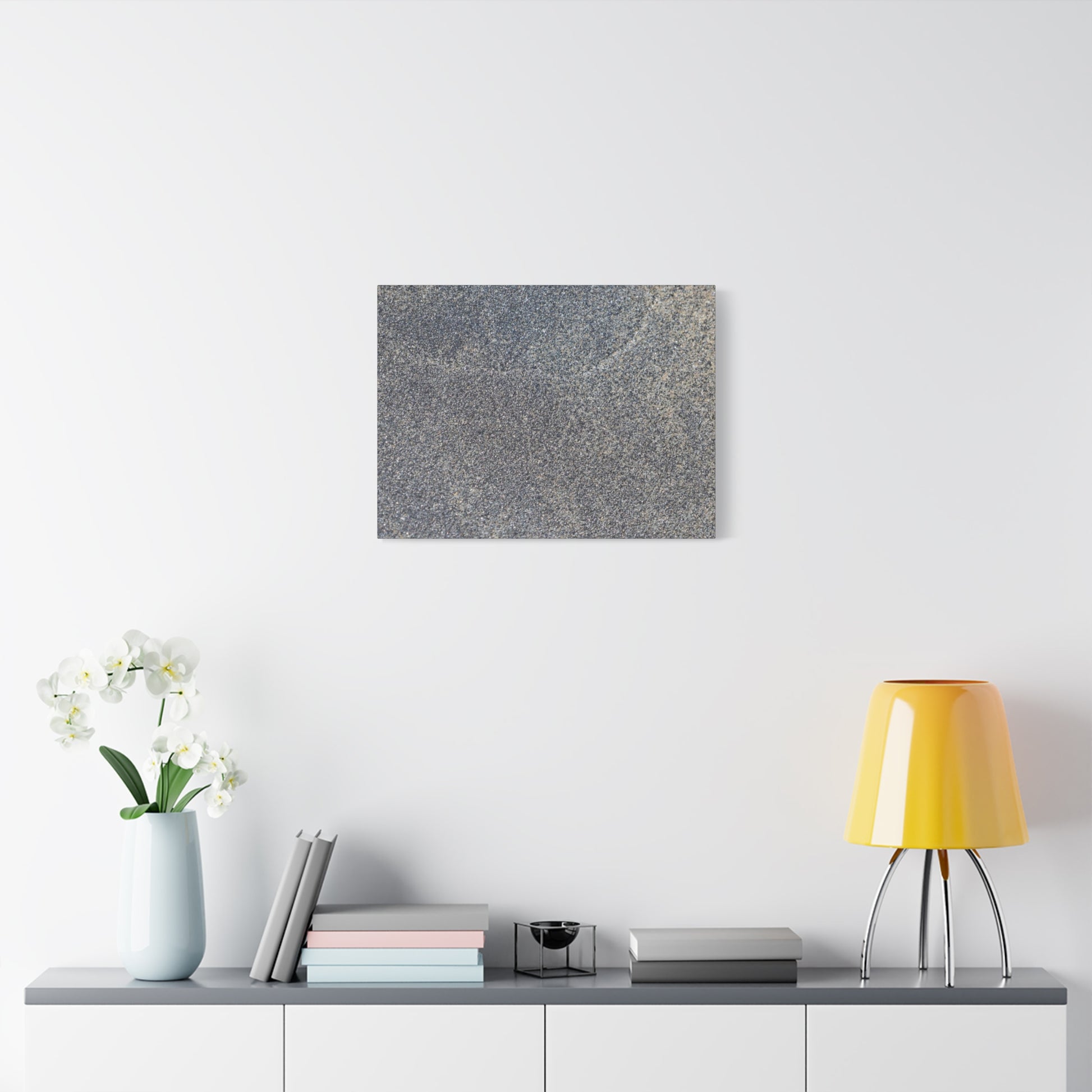 Granite Murmur - Unique Frameless Canvas Wall Art - Art By Earth