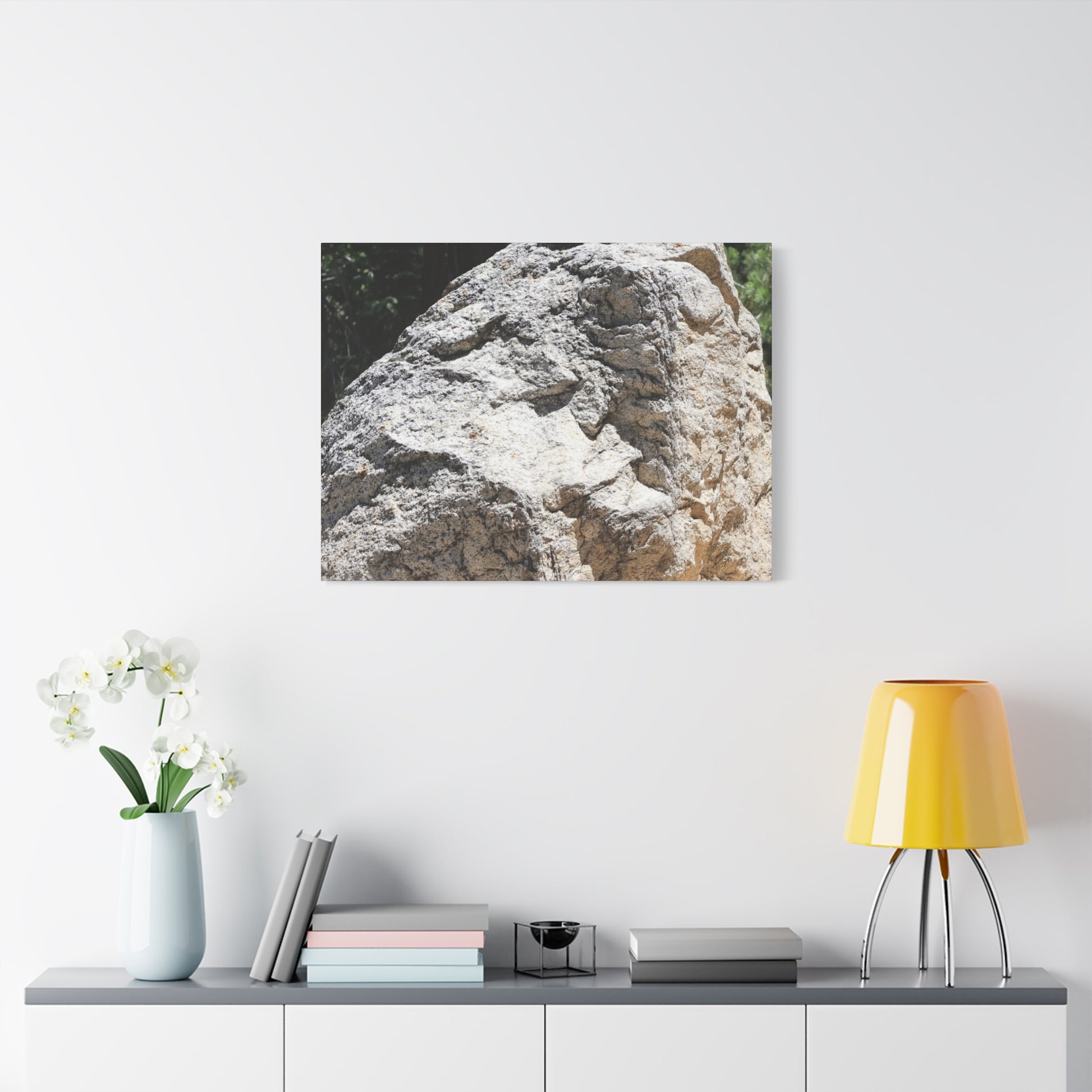 Stone of Solitude - Unique Frameless Canvas Wall Art - Art By Earth