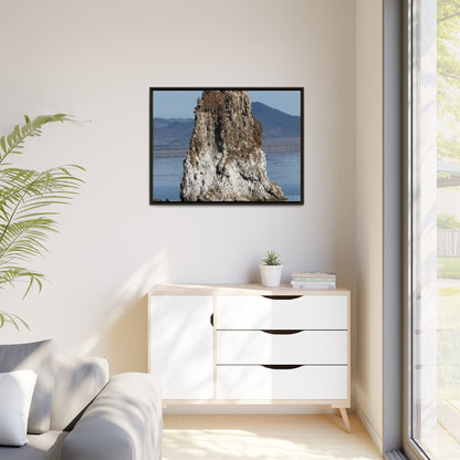 Tufa Tower Reflection - Unique Stretched Canvas Wall Art