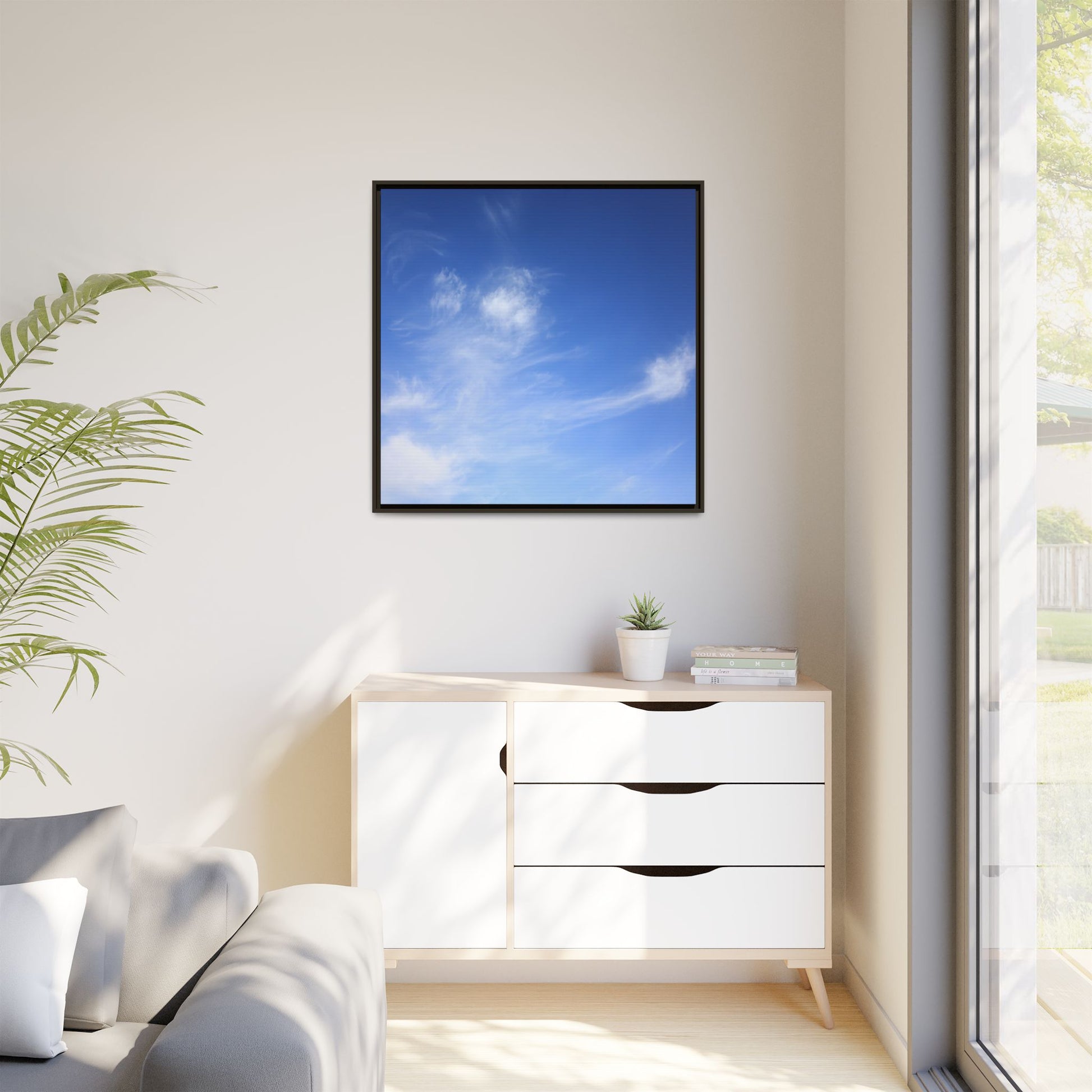 Blue Serenity - Unique Stretched Canvas Wall Art - Art By Earth