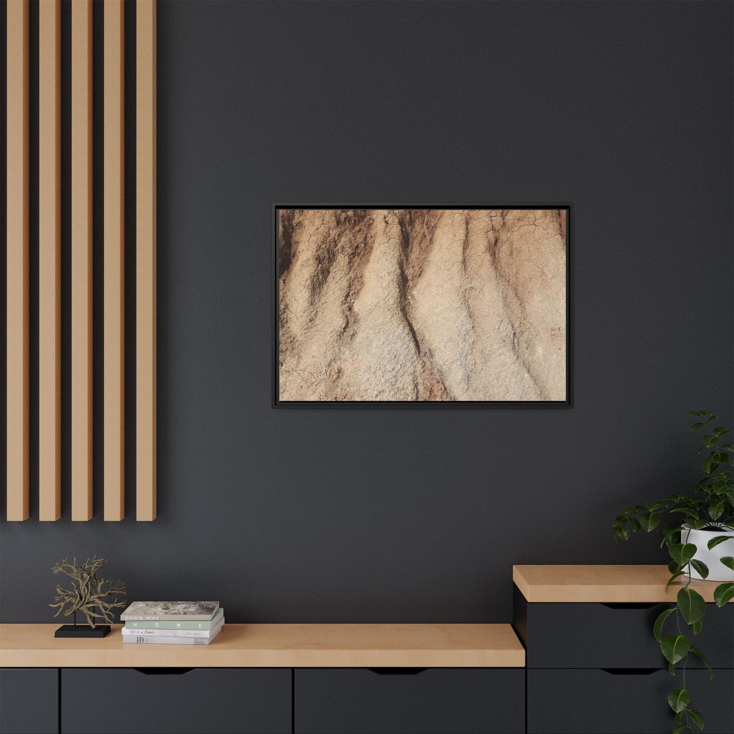 Eroded Canyon Walls - Unique Stretched Canvas Wall Art - Art By Earth