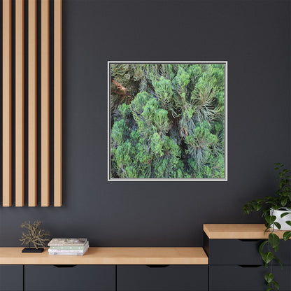 Verdant Whispers - Unique Stretched Canvas Wall Art - Art By Earth