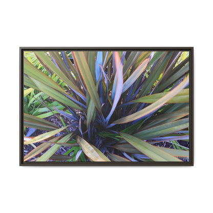 Radiant Leaves - Unique Stretched Canvas Wall Art - Art By Earth