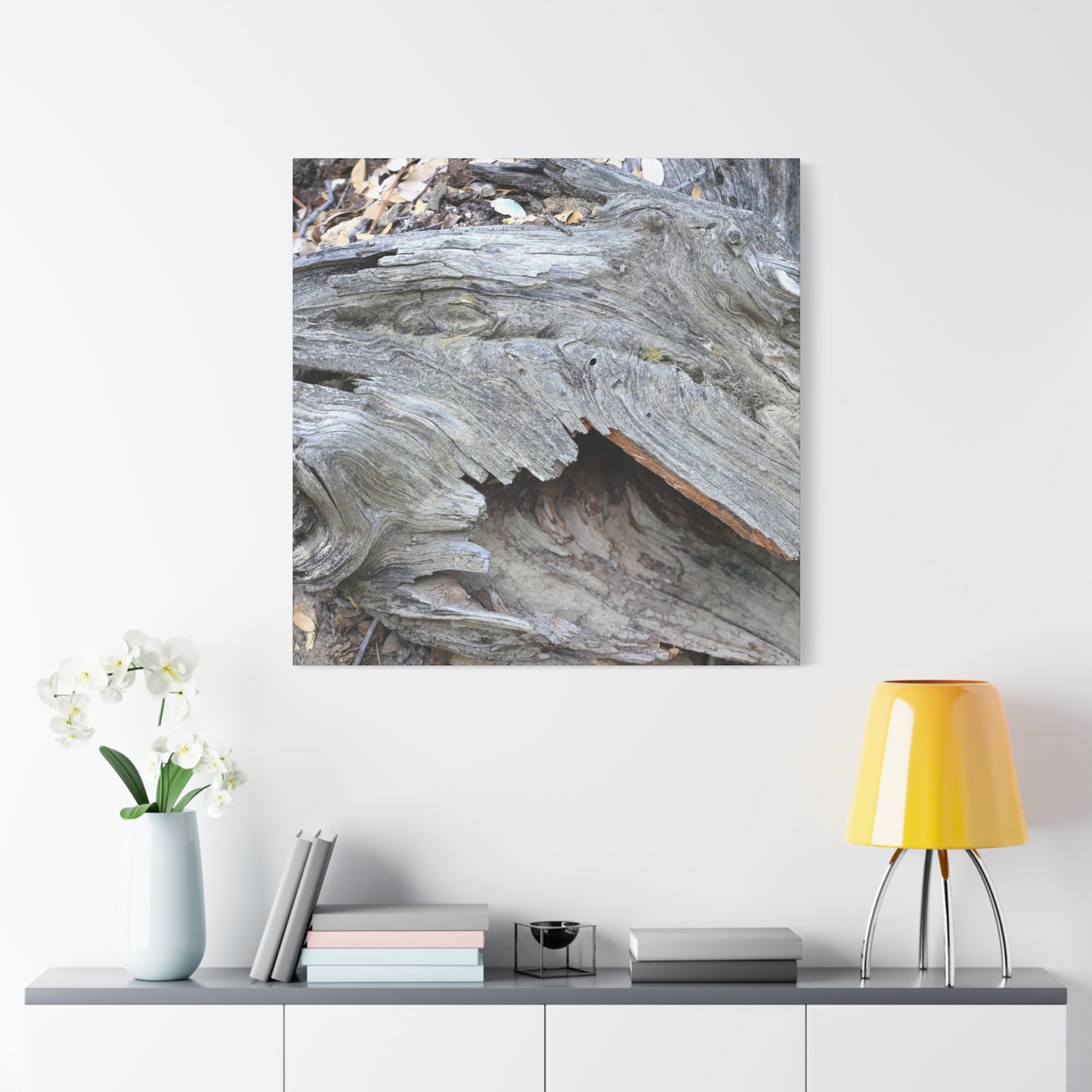 Whispers of Ancient Wood - Unique Frameless Canvas Wall Art - Art By Earth