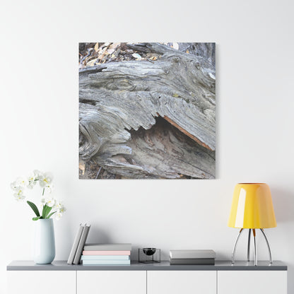 Whispers of Ancient Wood - Unique Frameless Canvas Wall Art - Art By Earth