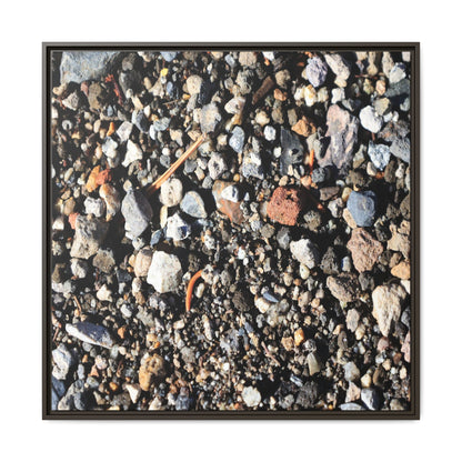 Stones and Soil - Unique Stretched Canvas Wall Art
