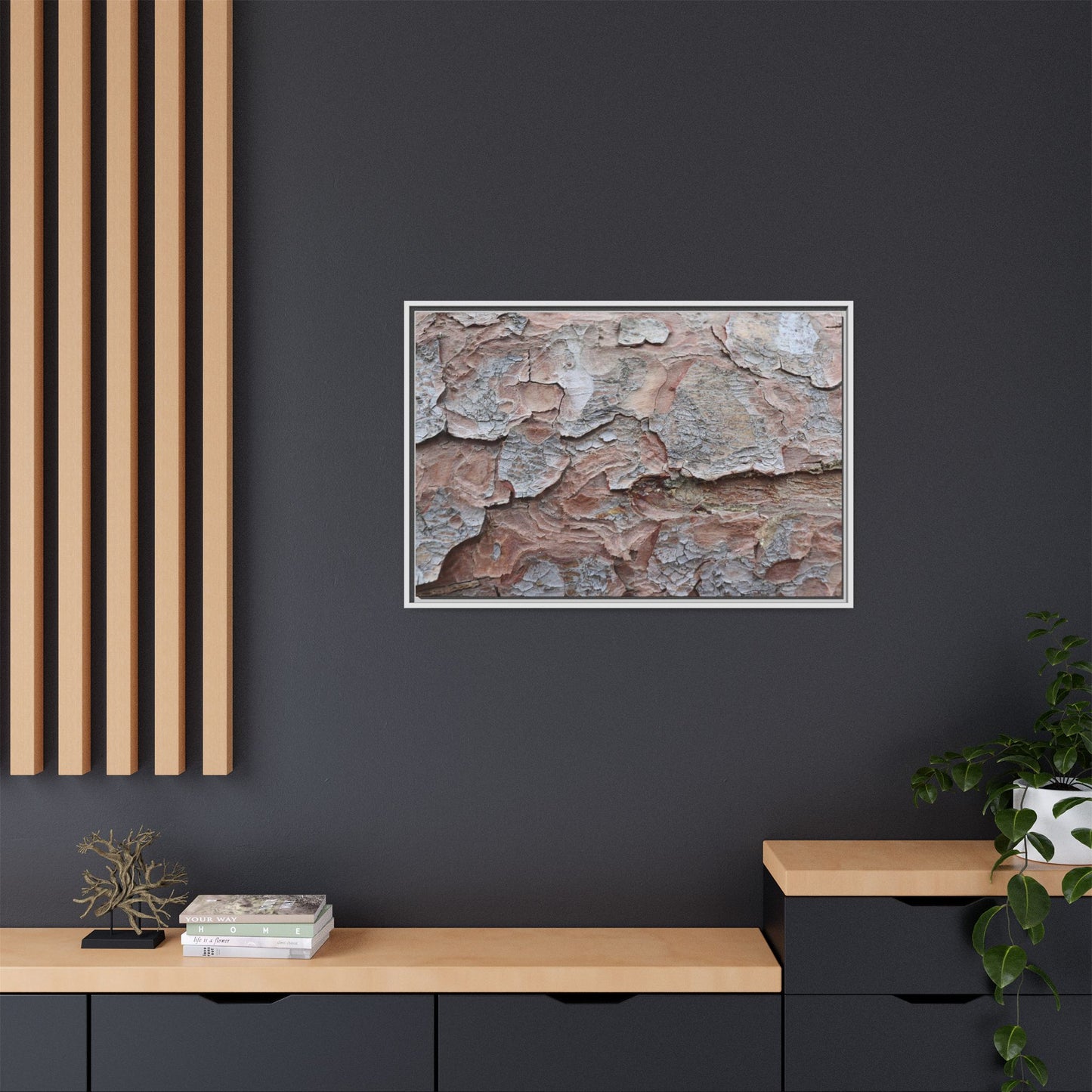 Flaking Serenity - Unique Stretched Canvas Wall Art - Art By Earth