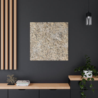 Granular Echoes - Unique Frameless Canvas Wall Art - Art By Earth