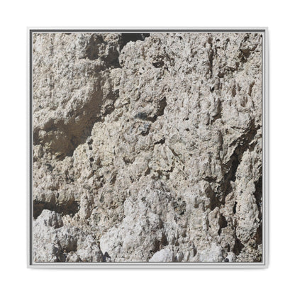 Weathered Stone Whispers - Unique Stretched Canvas Wall Art