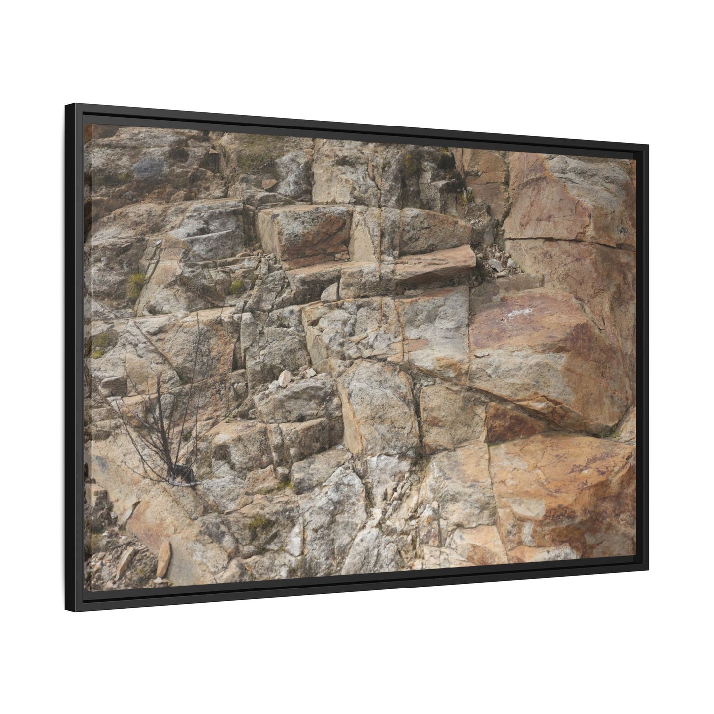 Sandstone Symphony - Unique Stretched Canvas Wall Art - Art By Earth