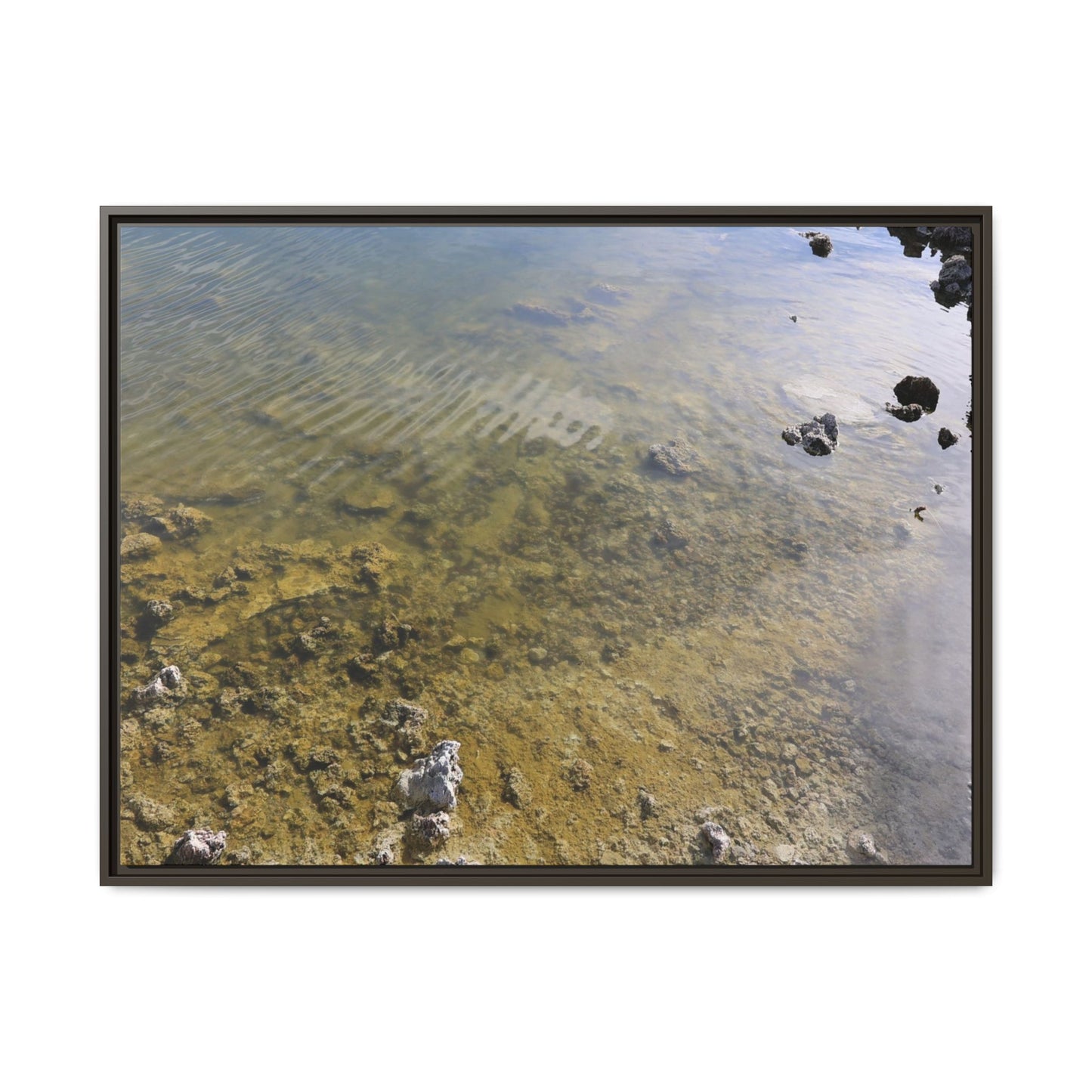 Ripples of Stone - Unique Stretched Canvas Wall Art