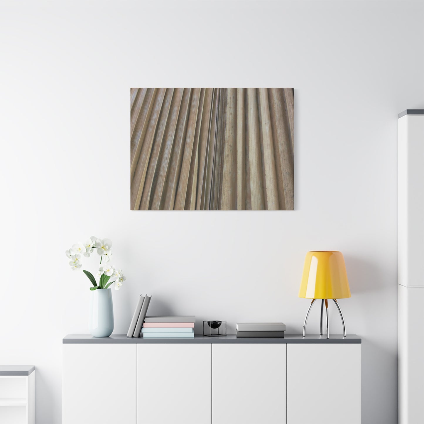 Linear Rhythm - Unique Frameless Canvas Wall Art - Art By Earth