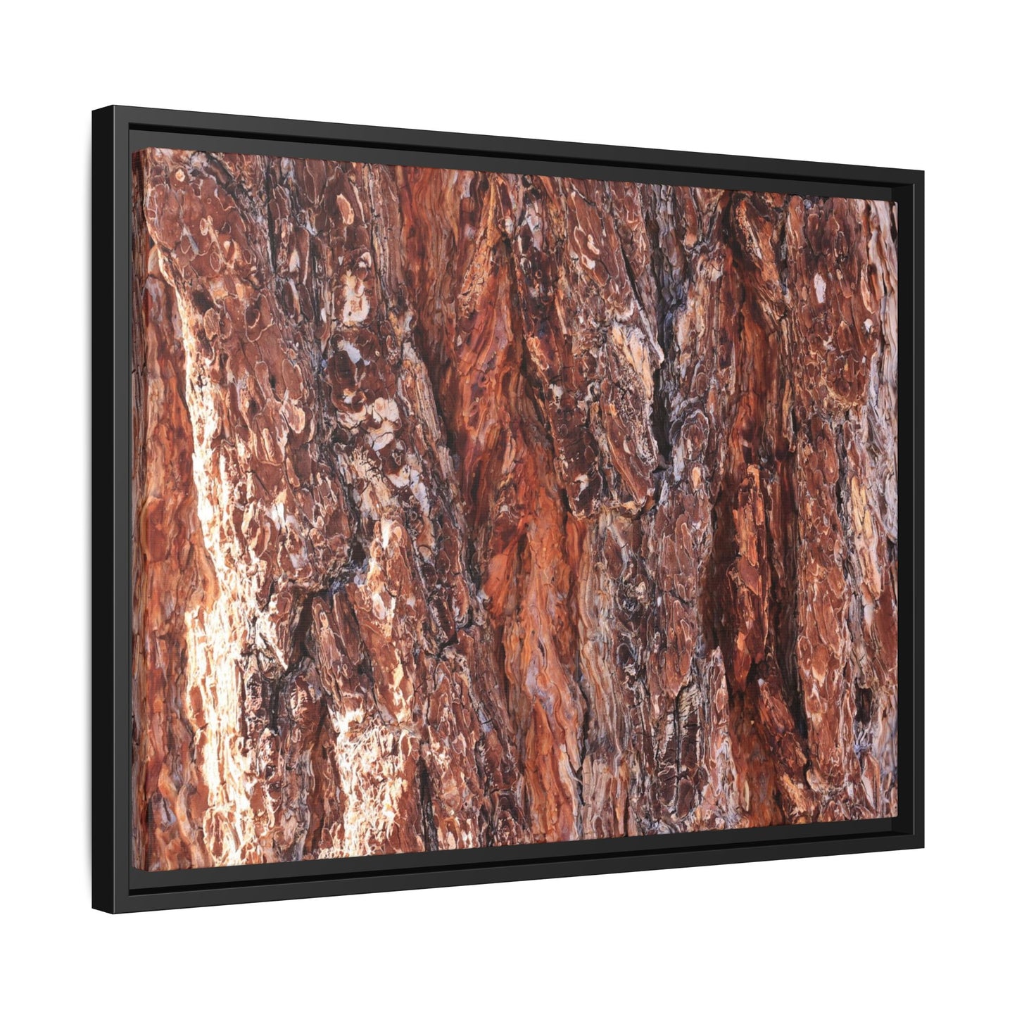 Wooden Mosaic - Unique Stretched Canvas Wall Art