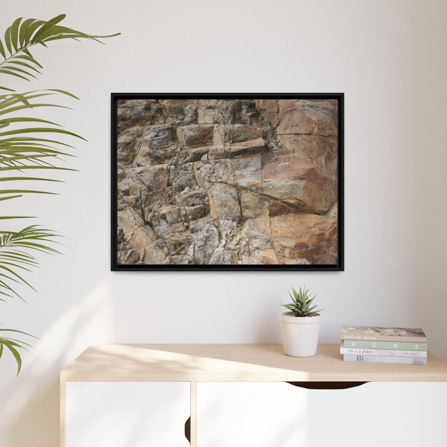Sandstone Symphony - Unique Stretched Canvas Wall Art - Art By Earth