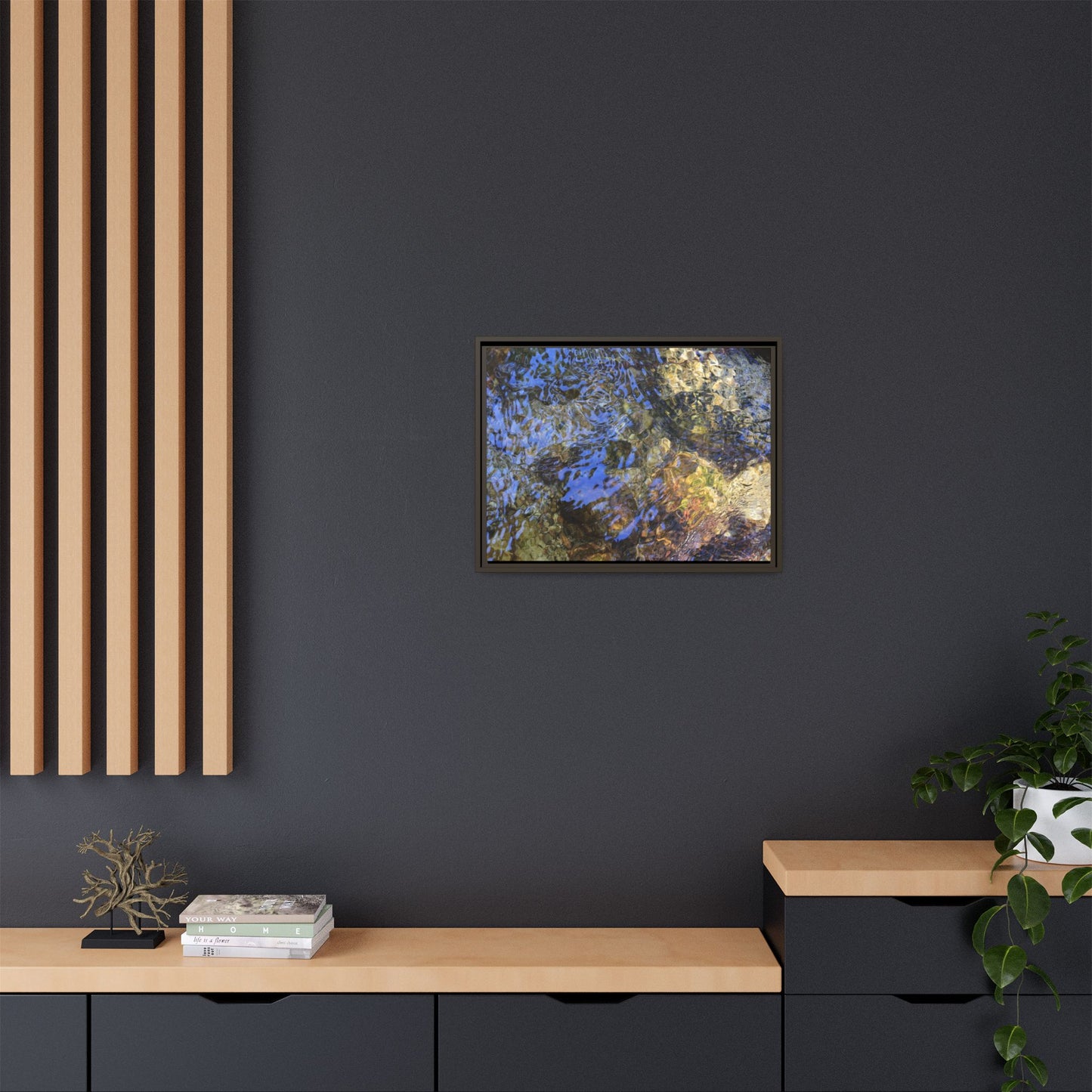 Aquatic Kaleidoscope - Unique Stretched Canvas Wall Art - Art By Earth