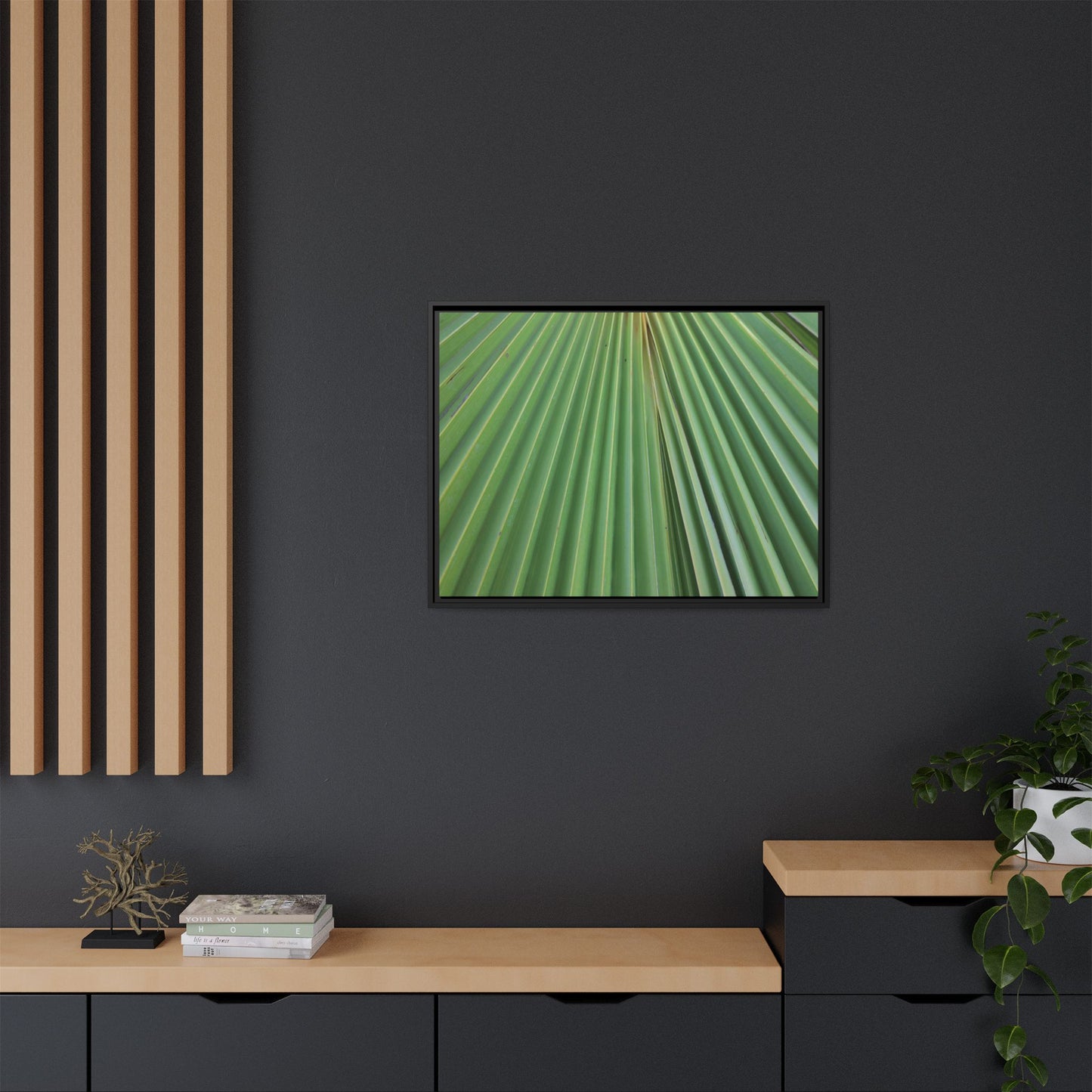 Verdant Veins - Unique Stretched Canvas Wall Art - Art By Earth