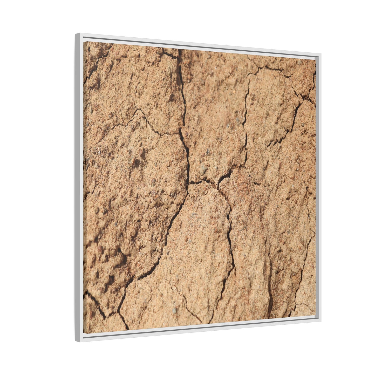 Parched Land - Unique Stretched Canvas Wall Art - Art By Earth