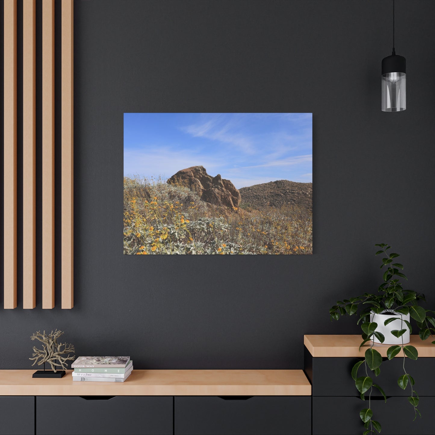 Desert Bloom - Unique Frameless Canvas Wall Art - Art By Earth