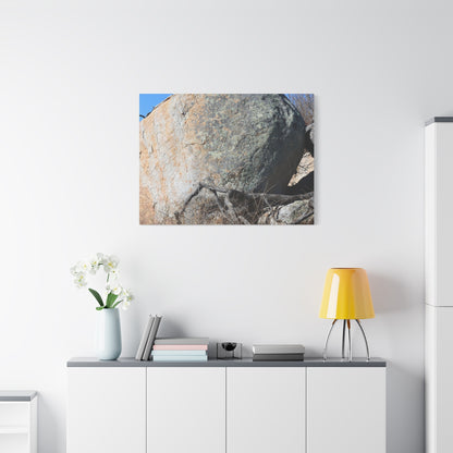 Boulder's Solitude - Unique Stretched Canvas Wall Art - Art By Earth