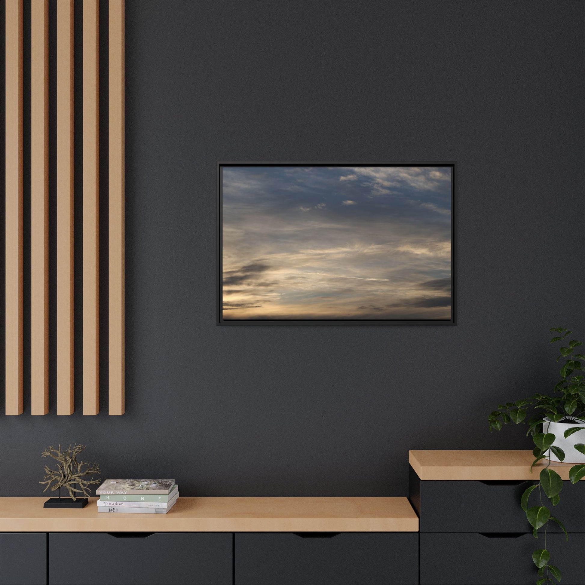 Clouded Thoughts - Unique Stretched Canvas Wall Art - Art By Earth