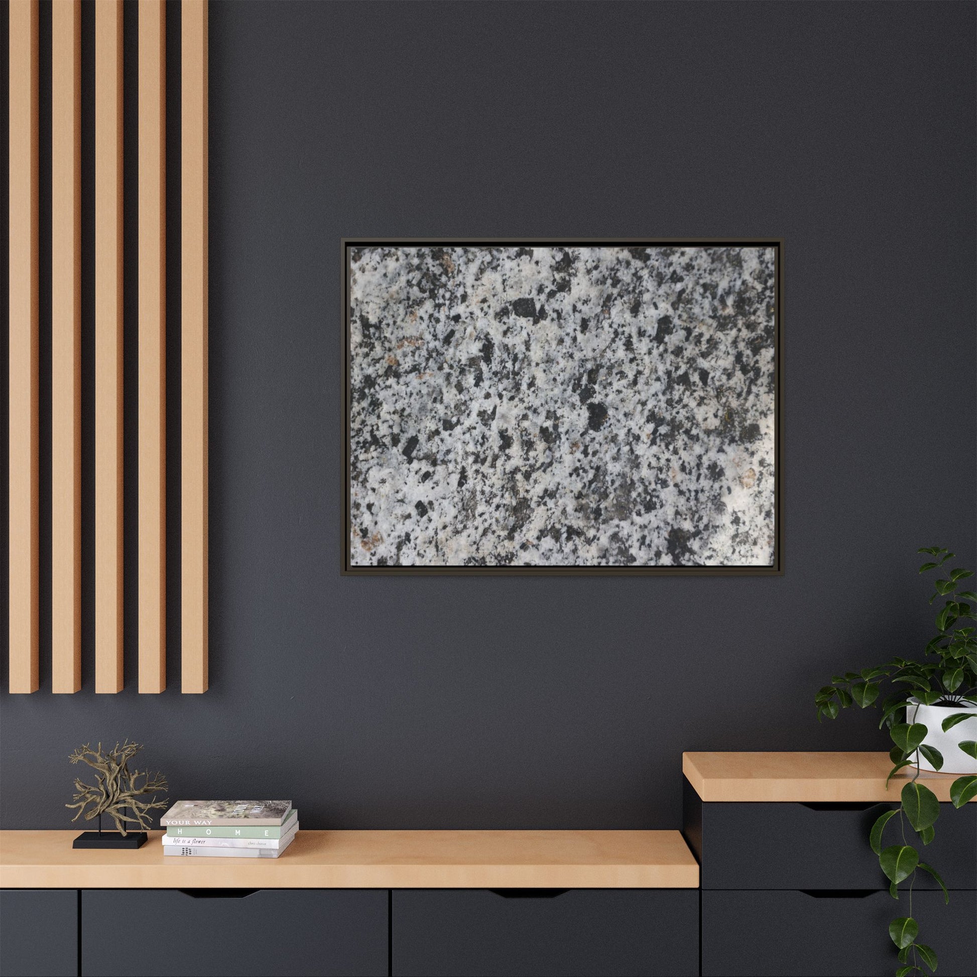 Granite Song - Unique Stretched Canvas Wall Art - Art By Earth