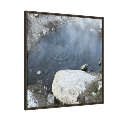 Ripples of Silence - Unique Stretched Canvas Wall Art