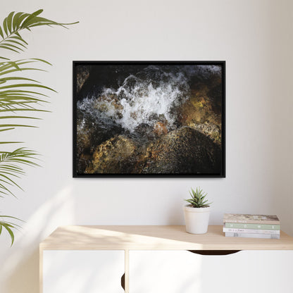 Cascading Momentum - Unique Stretched Canvas Wall Art - Art By Earth