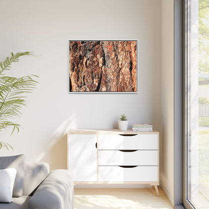 Nature's Rugged Canvas - Unique Stretched Canvas Wall Art