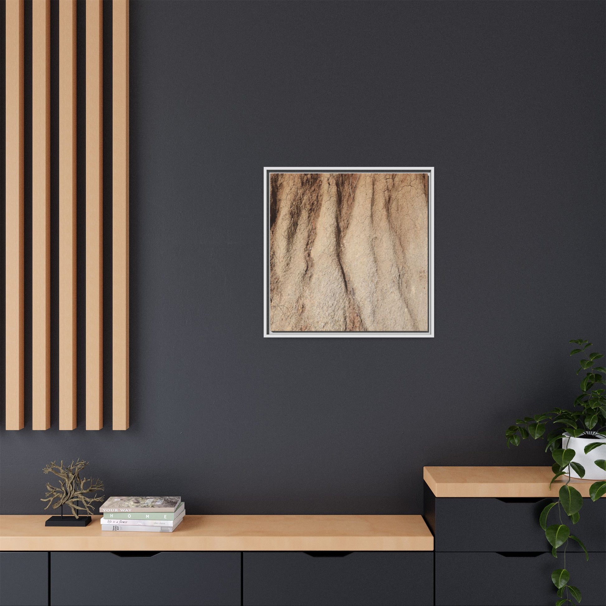 Eroded Canyon Walls - Unique Stretched Canvas Wall Art - Art By Earth