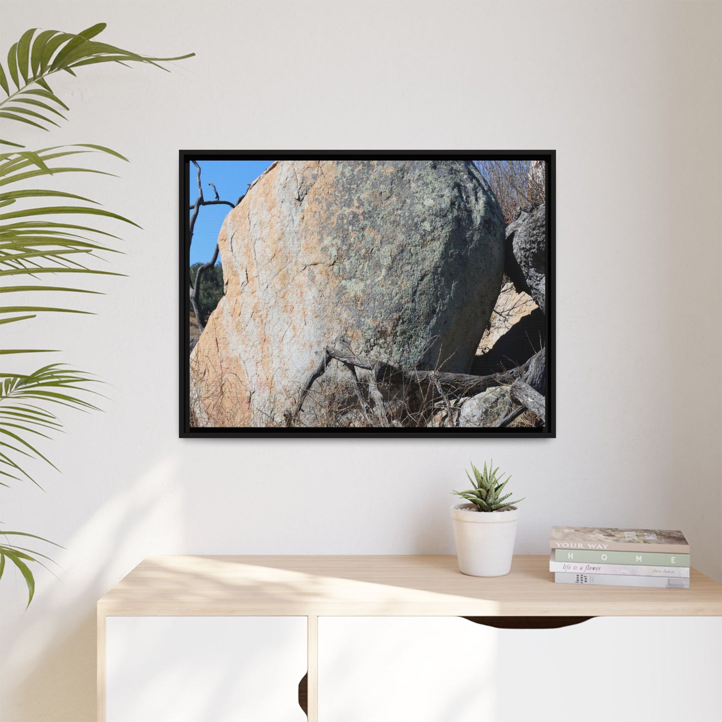 Stony Sentinel - Unique Stretched Canvas Wall Art - Art By Earth