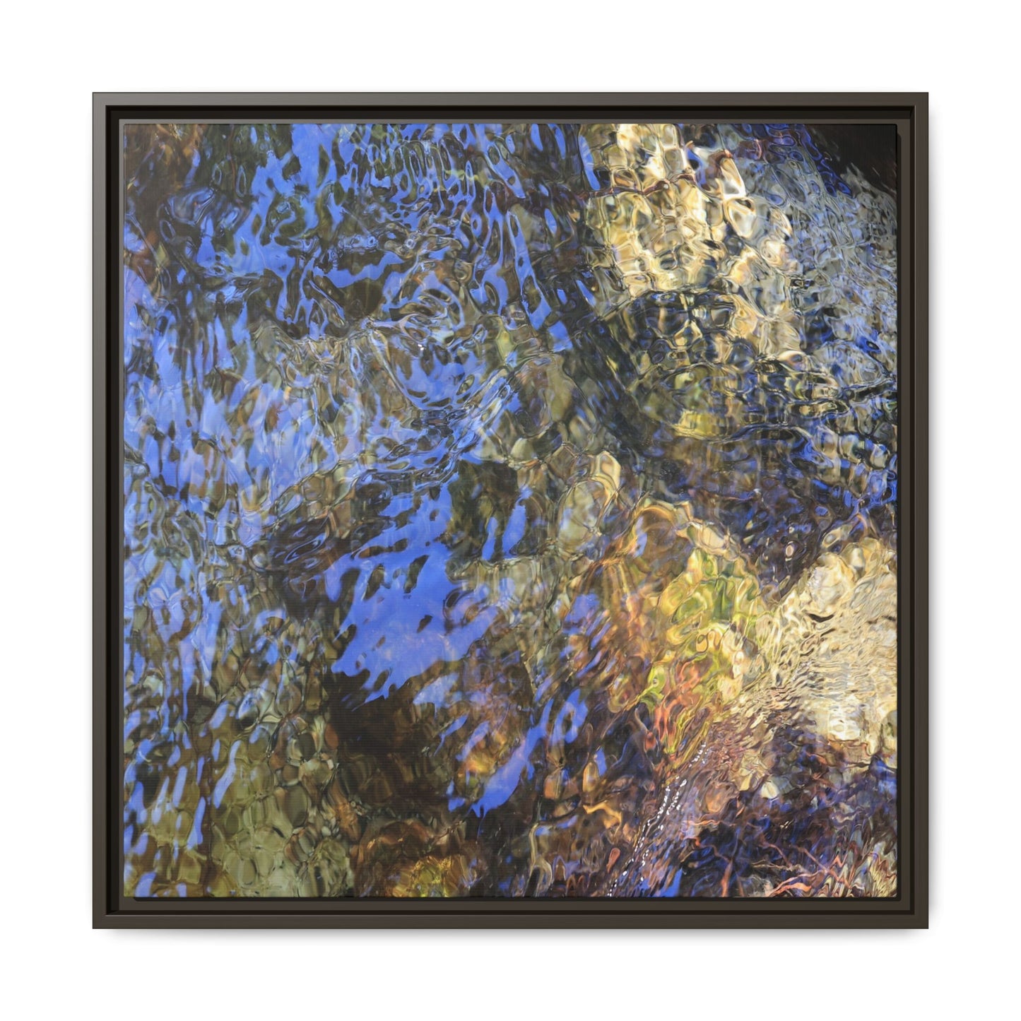 Aquatic Kaleidoscope - Unique Stretched Canvas Wall Art - Art By Earth