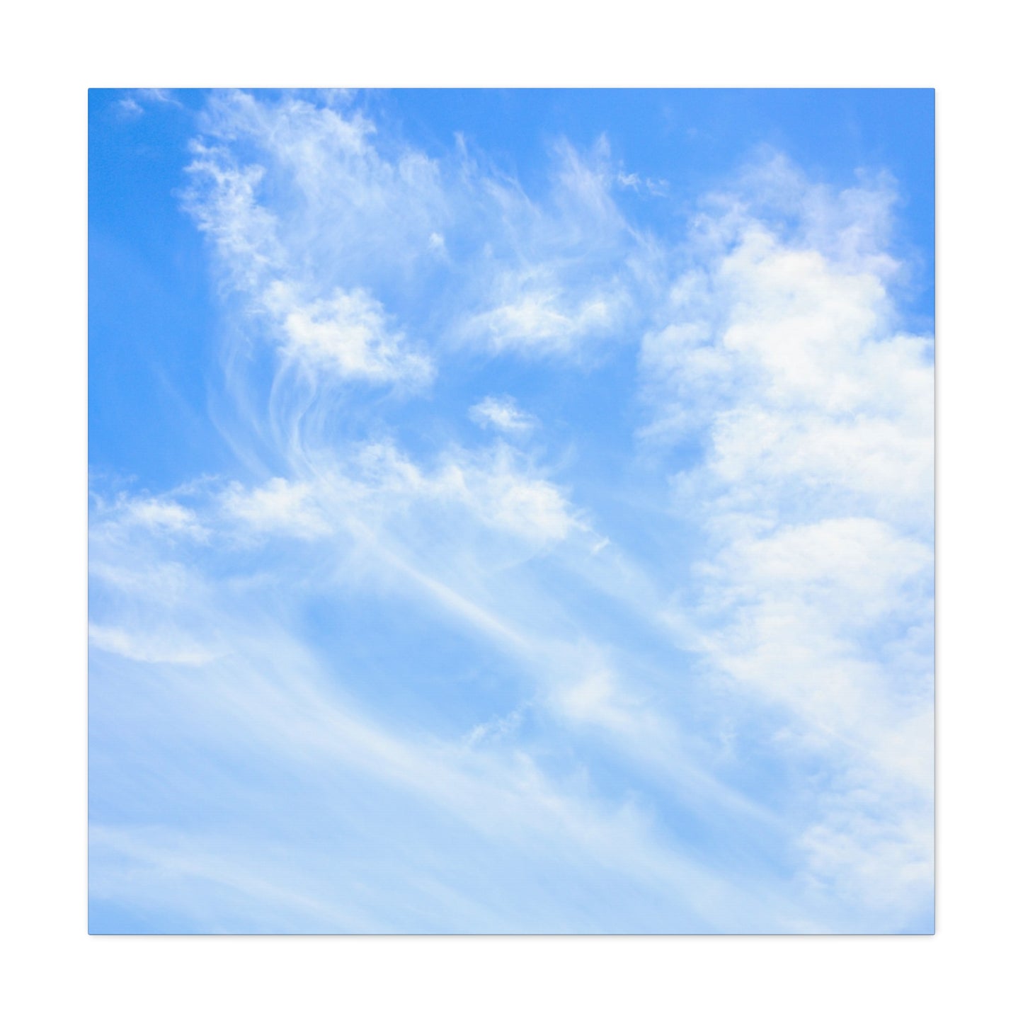 Whispers of Cerulean - Unique Frameless Canvas Wall Art - Art By Earth