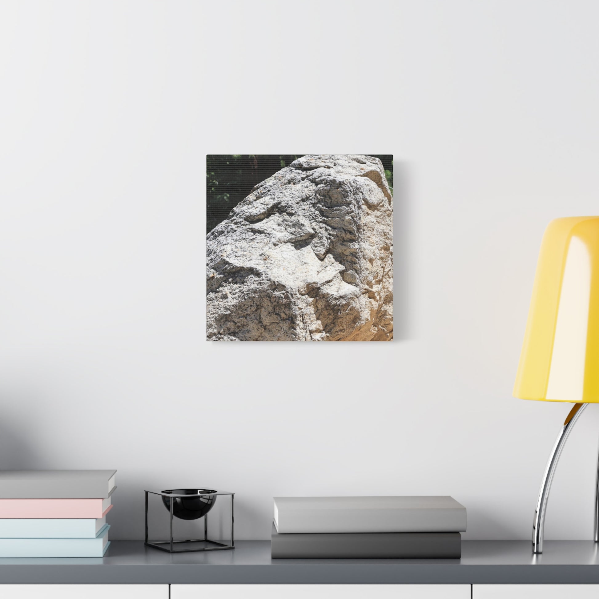 Stone of Solitude - Unique Frameless Canvas Wall Art - Art By Earth
