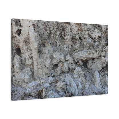 Cracked Earth Whispers - Unique Frameless Canvas Wall Art