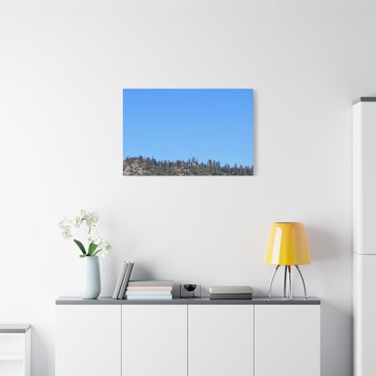Mountain's Quiet Breath - Unique Frameless Canvas Wall Art