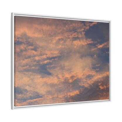 Sunset's Ethereal Canvas - Unique Stretched Canvas Wall Art - Art By Earth